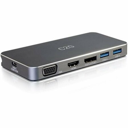 C2G 65W USB-C Dual Monitor Dock with Power Delivery MST Docking Station 54439
